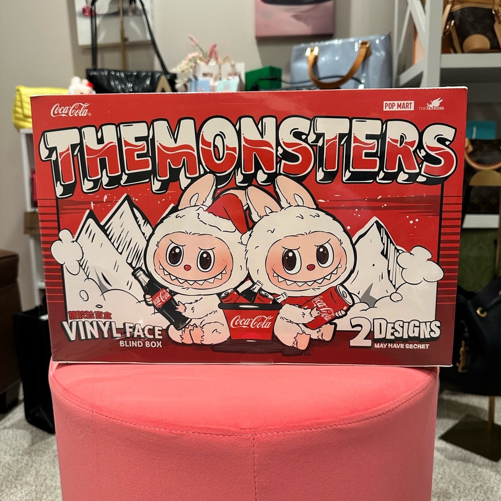 Pop Mart The Monsters Coca Cola Vinyl Face Sealed Case
